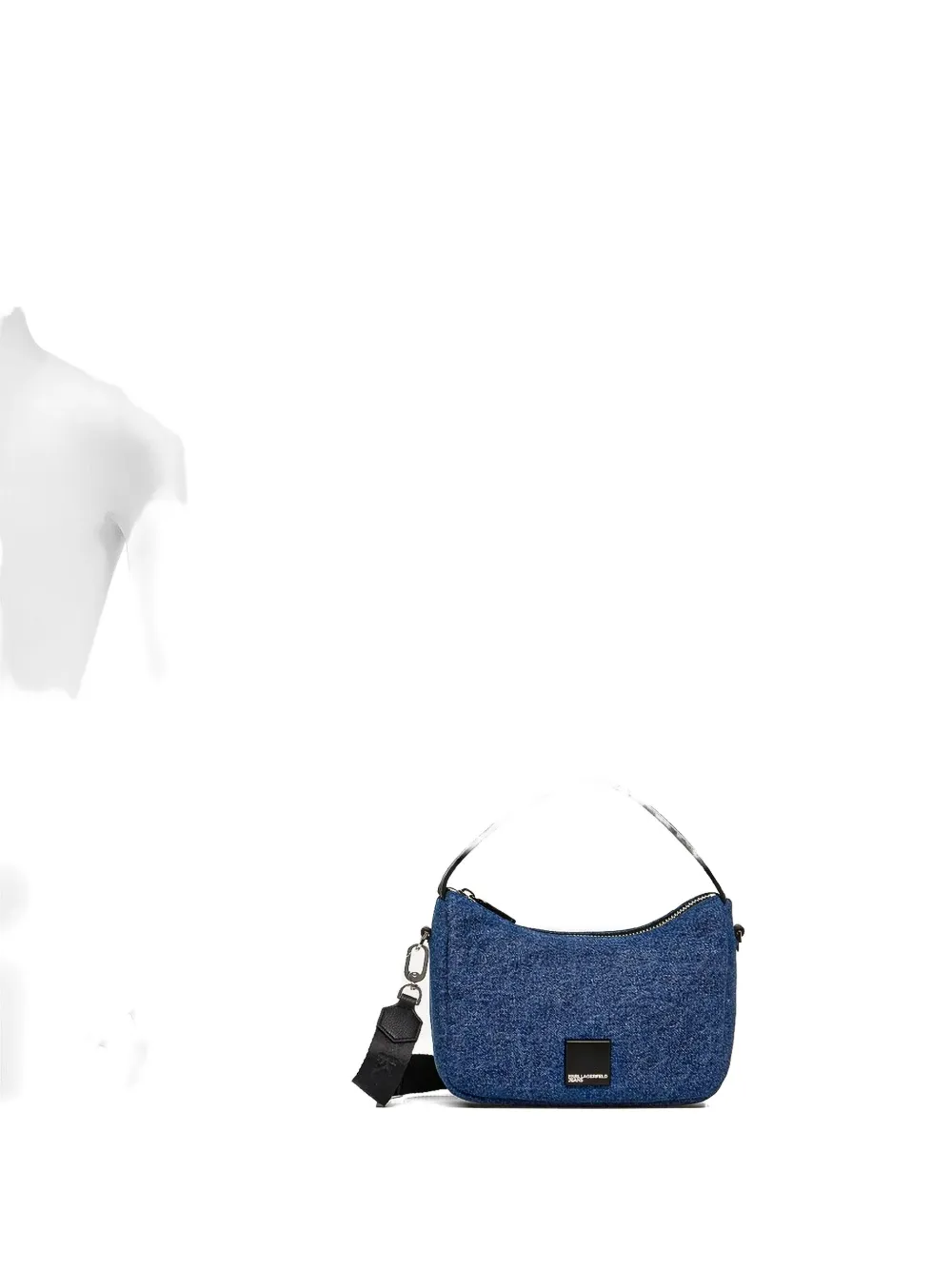 

Джинсовая сумка через плечо с логотипом Box Karl Lagerfeld Jeans, синий