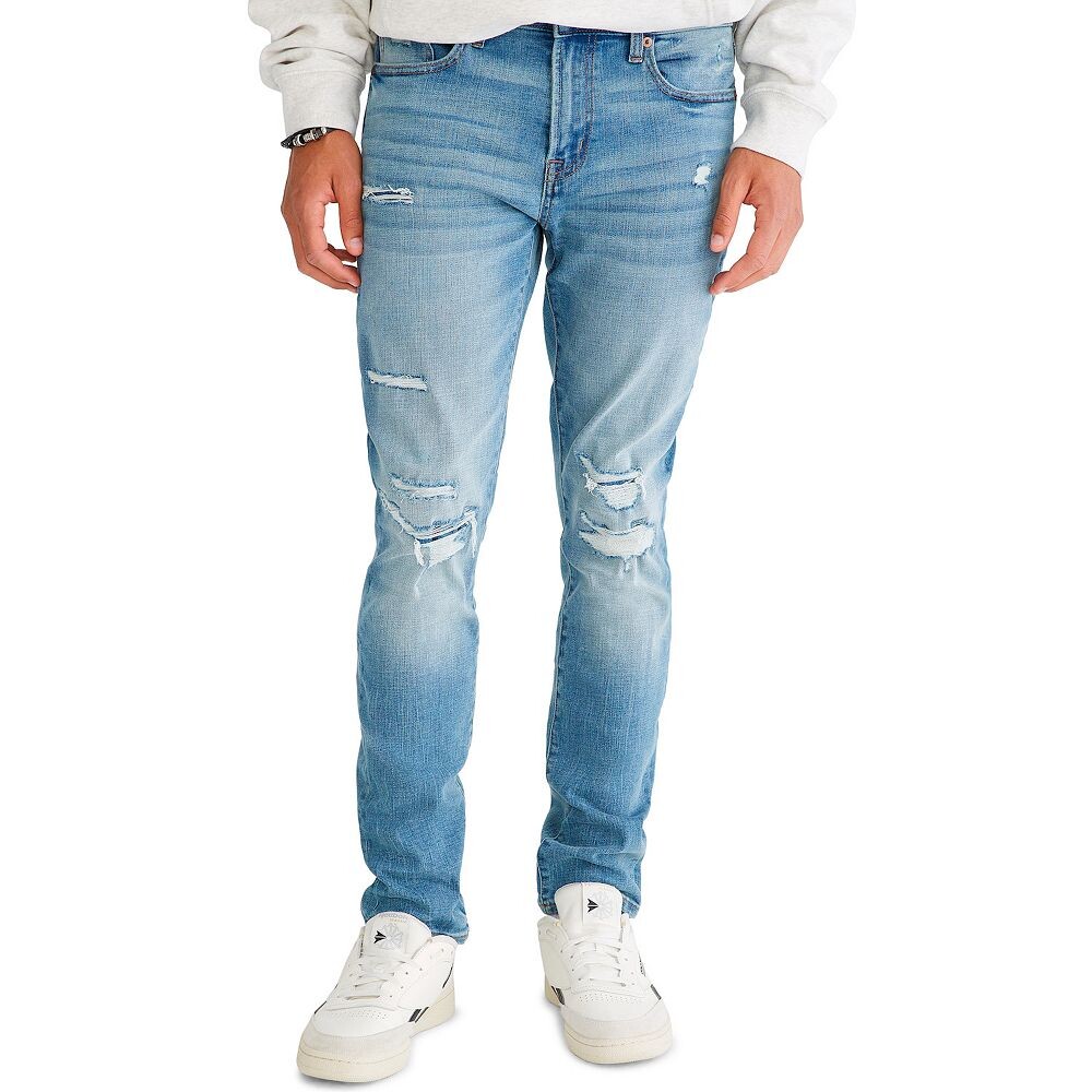 

Мужские джинсы Aeropostale Slim Cut Premium Eco Air, цвет Light Wash