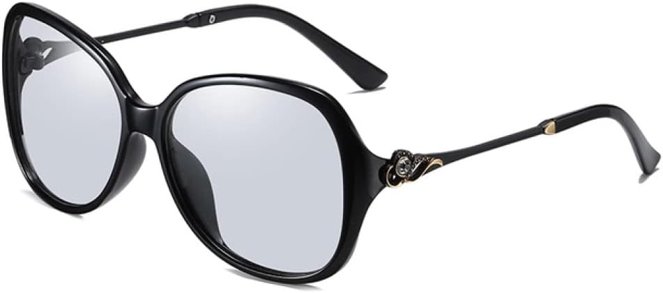 

Фотохромные солнцезащитные очки для женщин, фиолетово-розовые, с поляризованными линзами UV400, меняющими цвет, модные, с квадратными линзами и эффектом обесцвечивания generic, Grey Discoloration