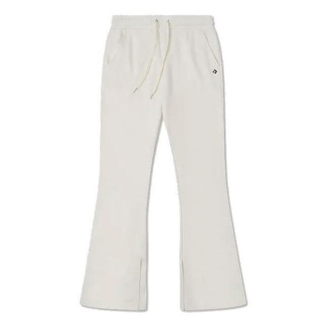 

Брюки (WMNS) Converse Drawstring Flare Sweatpants 'White'