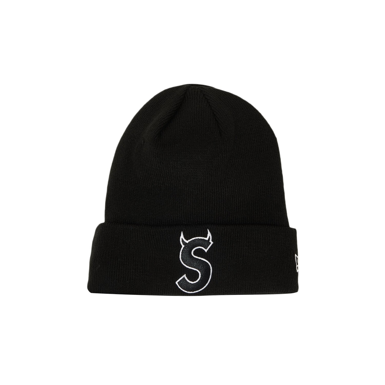 

Шапка-бини с логотипом Supreme x New Era S, цвет Черный