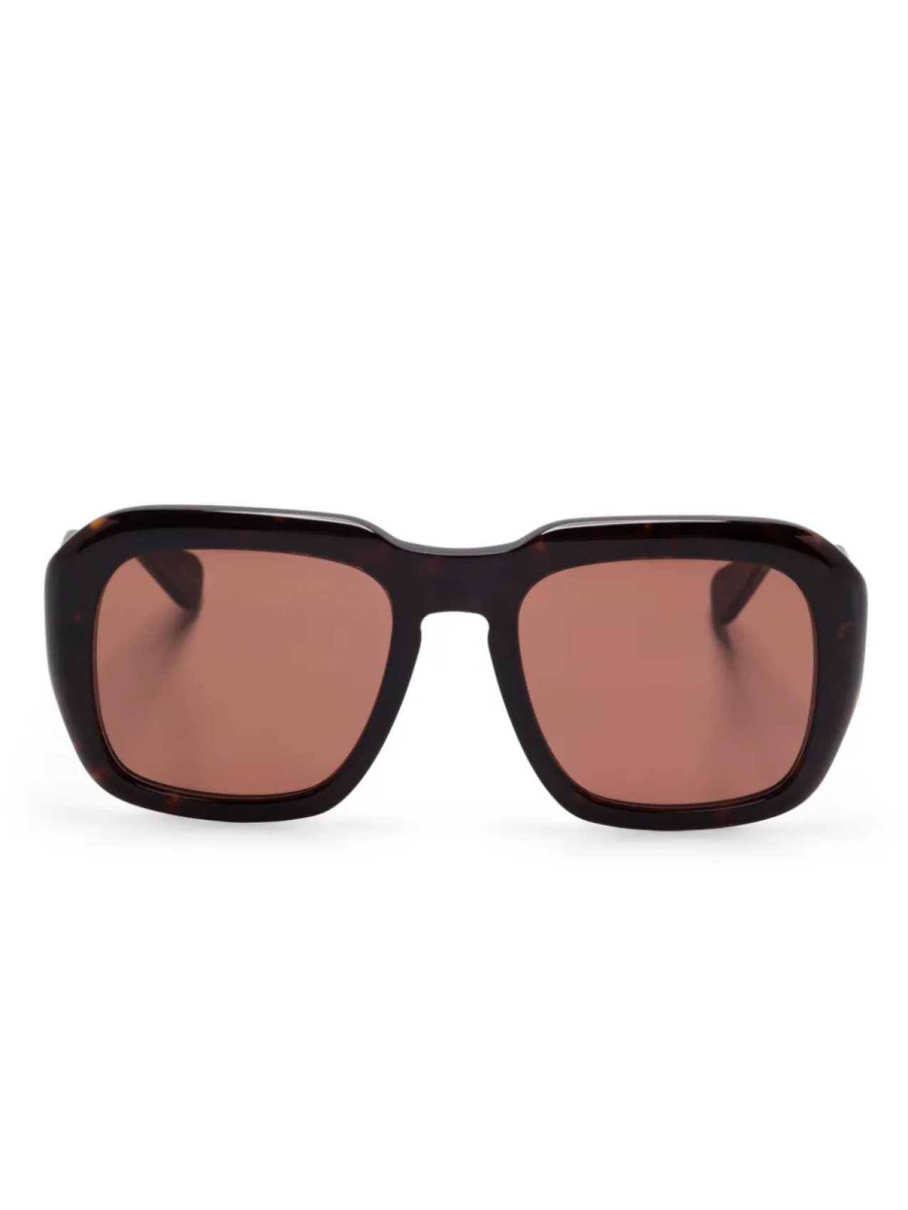 

Солнцезащитные очки в квадратной оправе Chloé Eyewear, коричневый