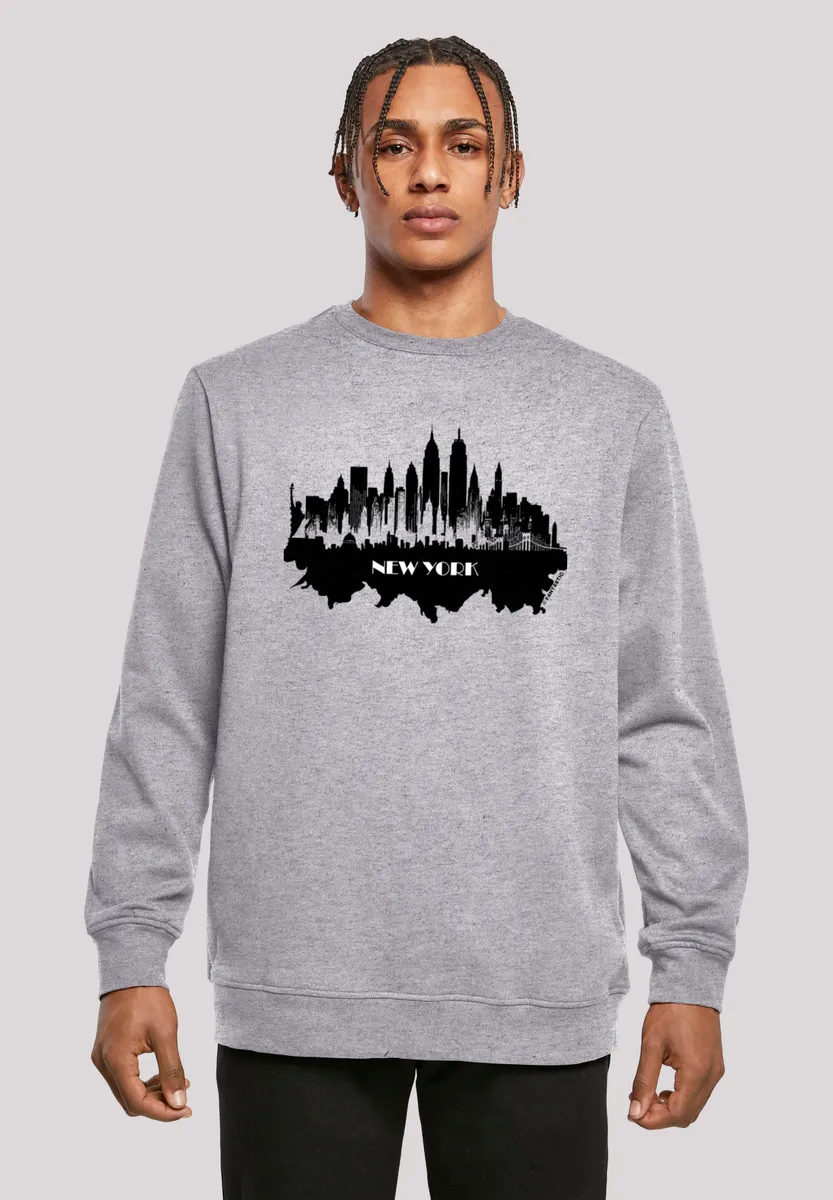 

Толстовка F4NT4STIC "Cities Collection - New York skyline", принт, серый