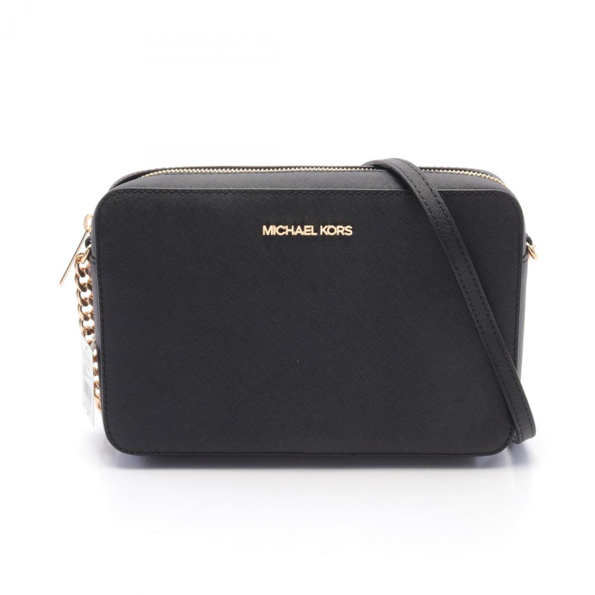 

Michael Kors Jet Set кожаная сумка через плечо слинг сумка, черный