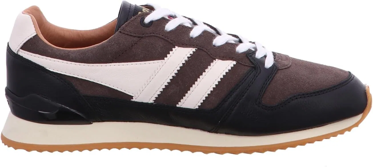 Кроссовки Gola Unisex Trophy Oxford, Chocolate Black Off White — фото 4