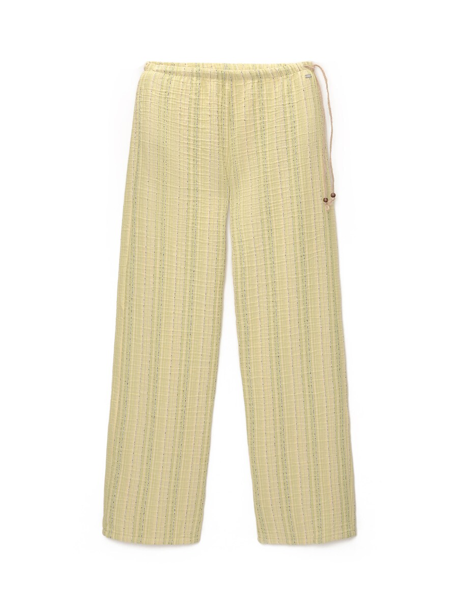 

Брюки свободного кроя Pull&Bear, цвет Lime/Light green