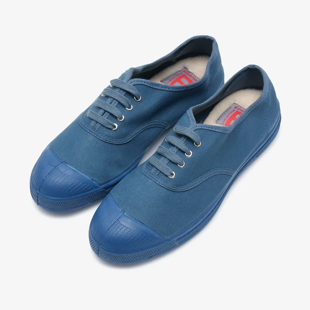 Мужские сникеры Tennis Colorsole цвета индиго от Bensimon