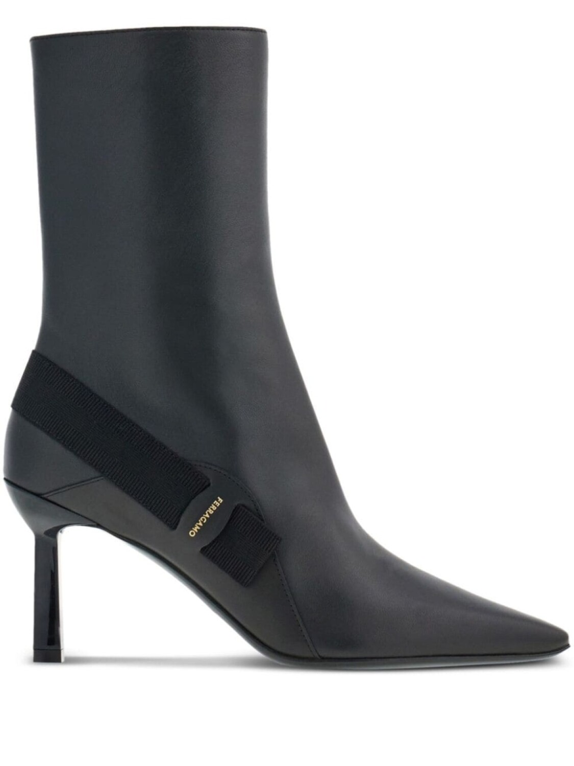 Ferragamo ботильоны Vara Bow 85, черный