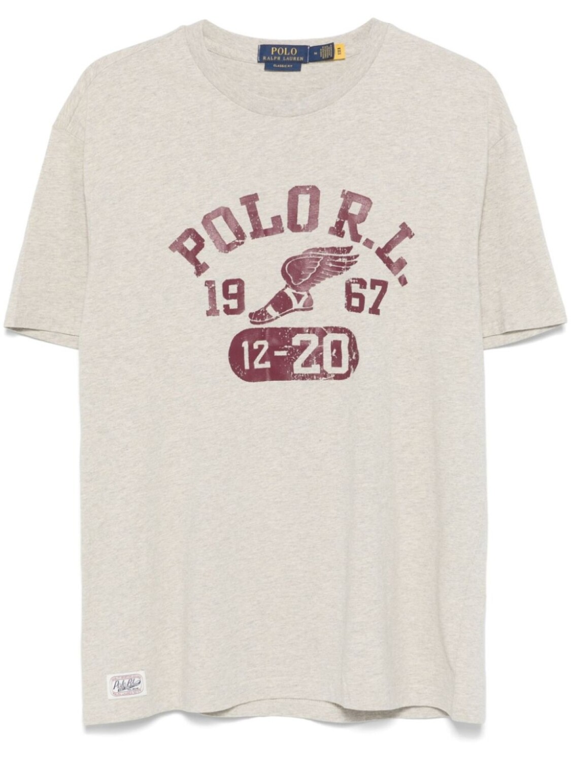 

Футболка с логотипом Polo Ralph Lauren, серый