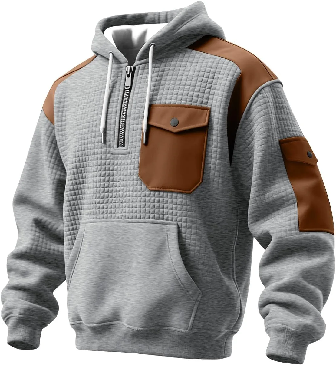 

GOFULY мужская толстовка с капюшоном и карманами