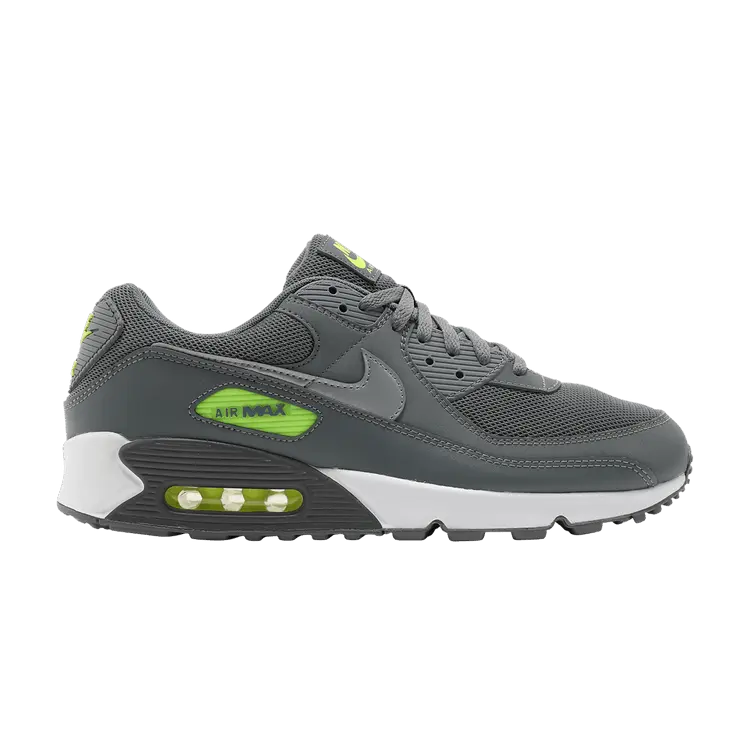 

Кроссовки Nike Air Max 90 'Smoke Grey Volt', серый