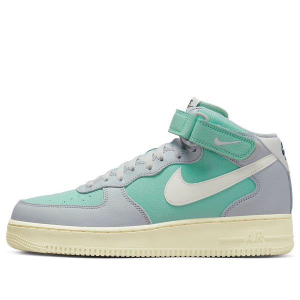 

Кроссовки air force 1 mid '07 lx 'certified fresh - enamel green' Nike, серый
