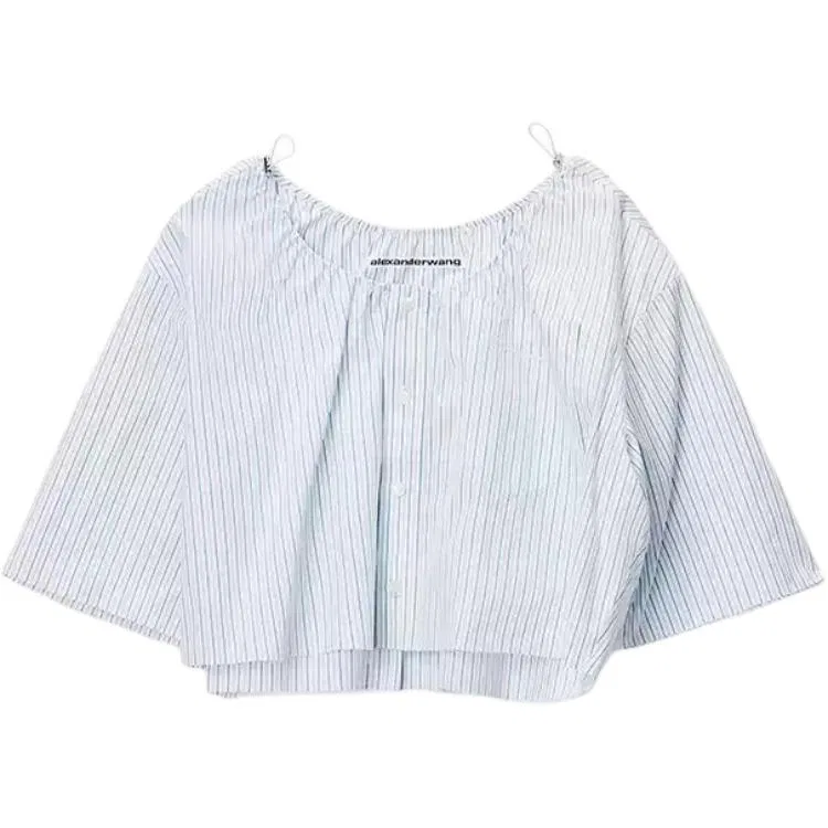 Рубашка Alexander Wang Women's White/Blue