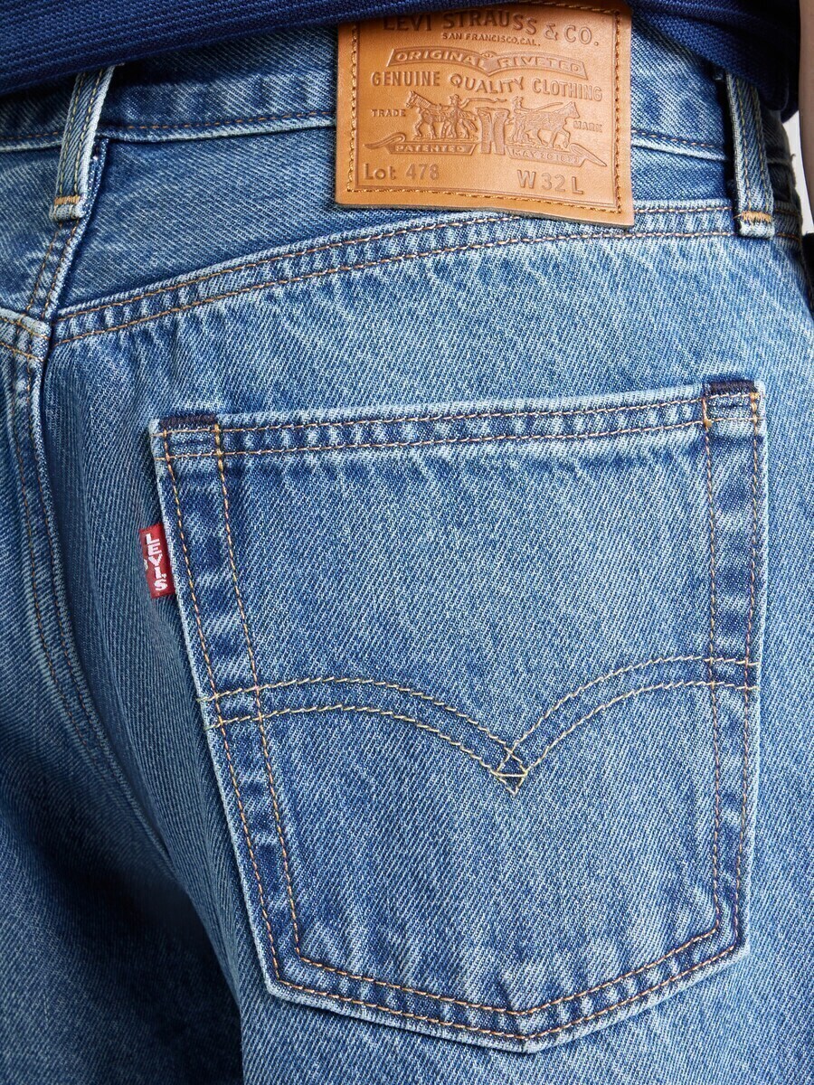 Джинсы свободного кроя LEVIS ┬о 478тДв Baggy Shorts, Blue denim — фото 3