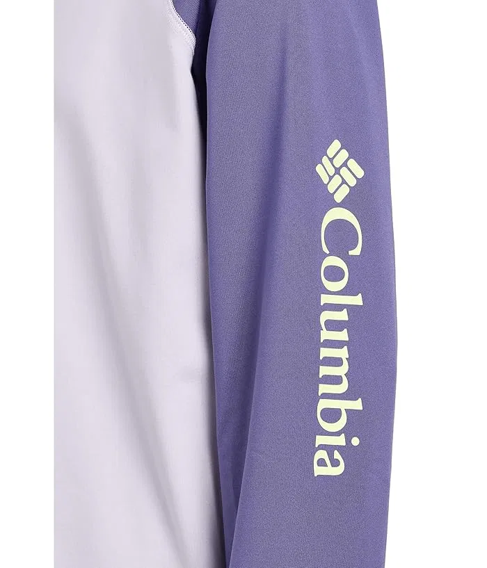 Футболка с длинным рукавом UV-защита Sandy Shores Columbia Kids, Lavender Pearl/Stormwatch — фото 3