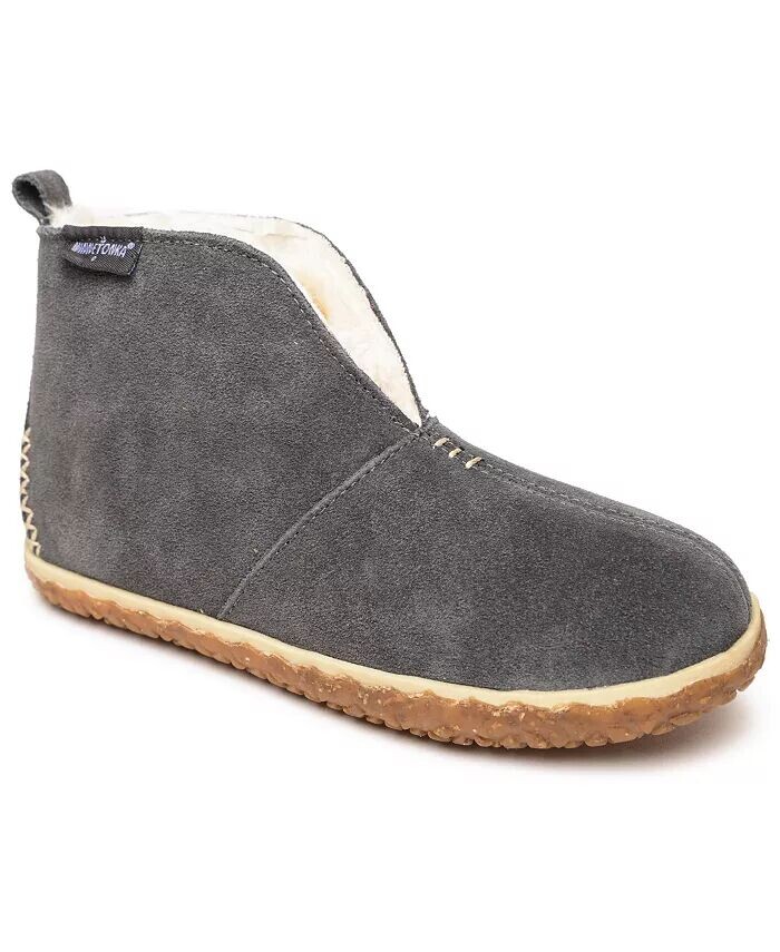 

Женские замшевые тапочки Tucson Minnetonka, серый