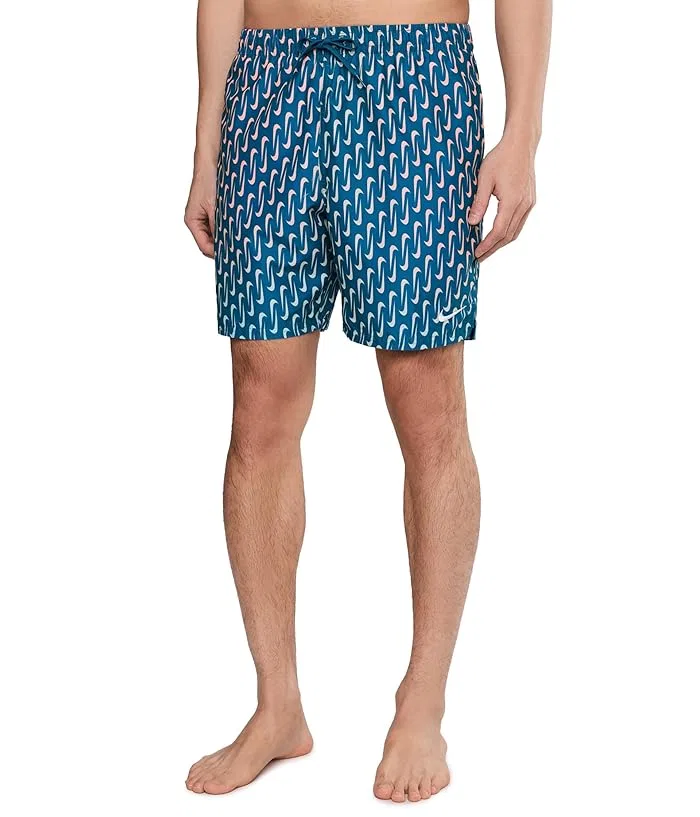 Плавки Nike Breaker Swoosh Link 7" Brief Lined Volley, Green Abyss