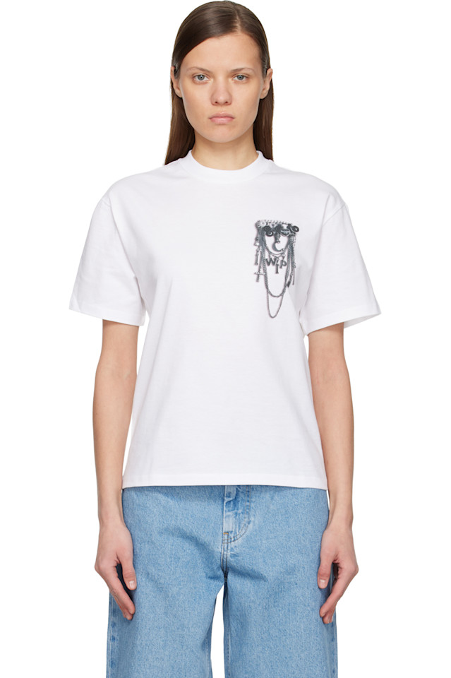 

Футболка с перевернутым кулоном Carhartt Work In Progress, белый