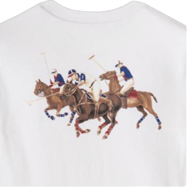 Футболка Kids' Polo Ralph Lauren, белый — фото 4