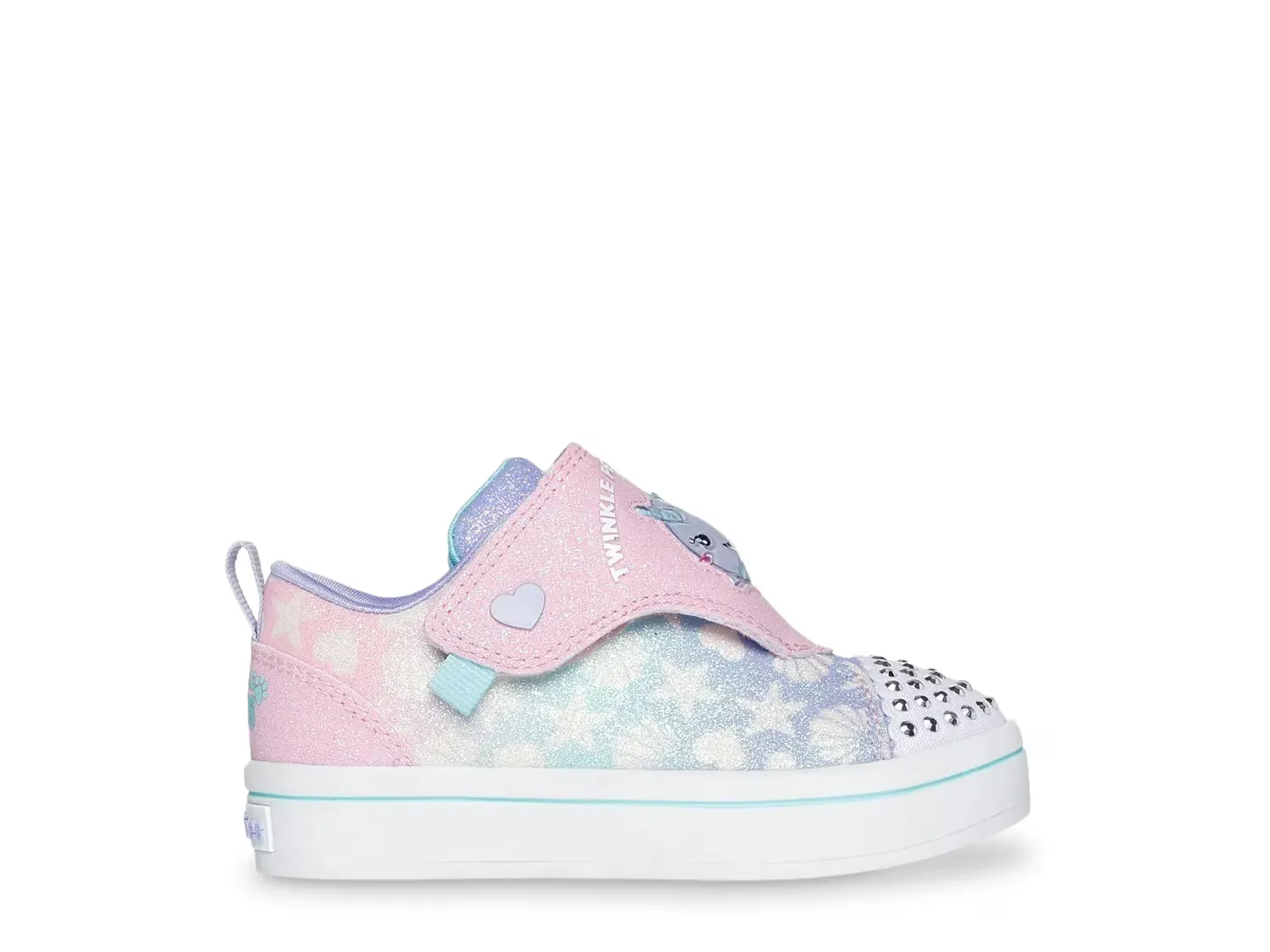 Twinkle Toes Twi-Lites Twinkle Pets Светящиеся кроссовки - детские Skechers, Purple — фото 3