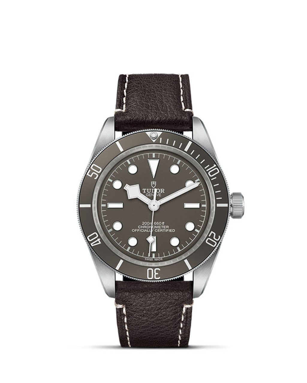 

Мужские часы Tudor Black Bay Fifty-Eight 925 с коричневым циферблатом и кожаным ремешком M79010SG-0001