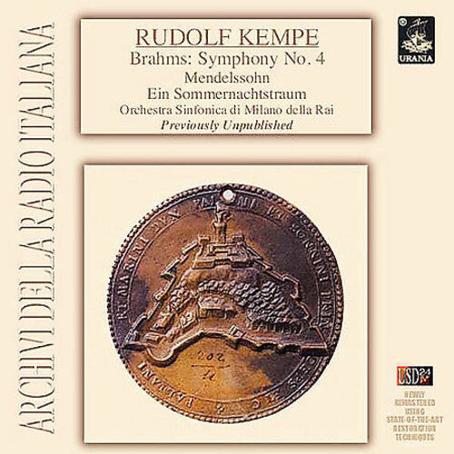 

CD диск Brahms / Mendelssohn / Sinfonica Di Milano / Kempe: Symphony No 4