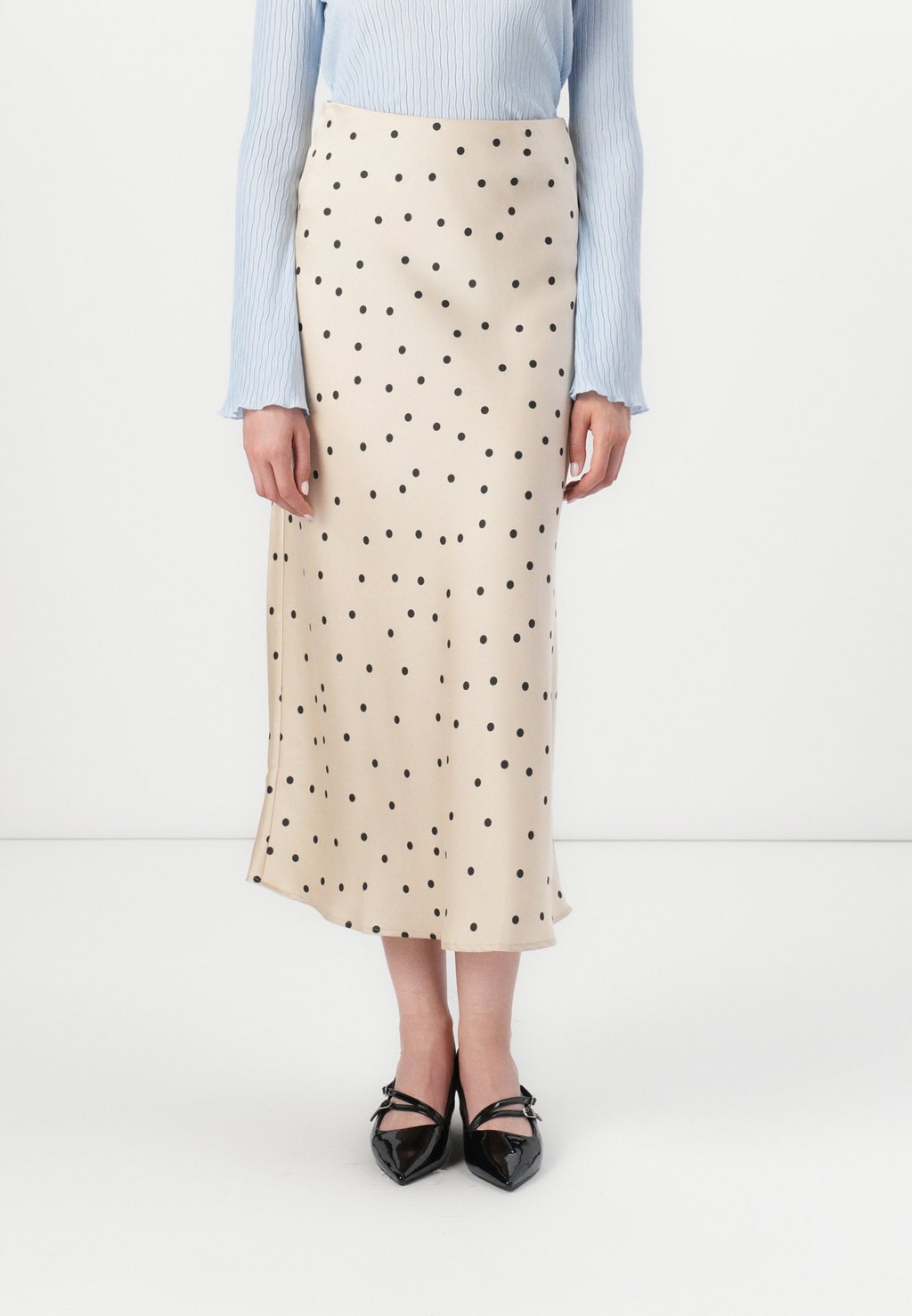 

Юбка А-силуэта VIELLETTE MIDI SKIRT VILA, бежевый