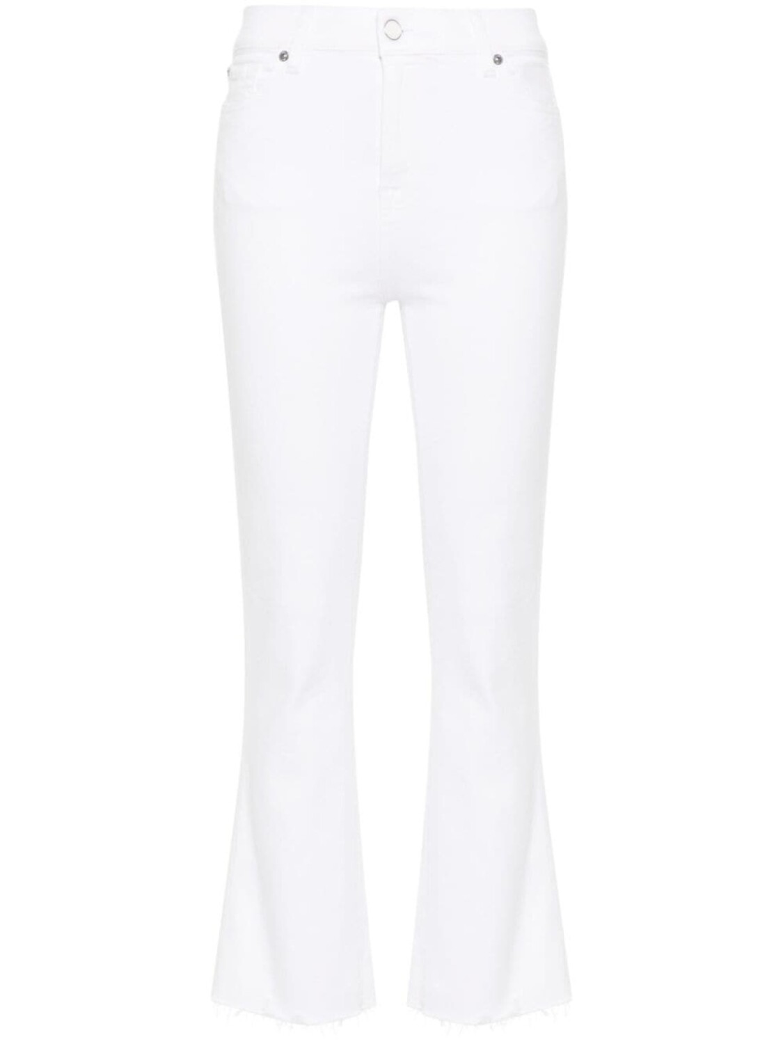 

7 For All Mankind брюки bootcut Slim Kick, белый