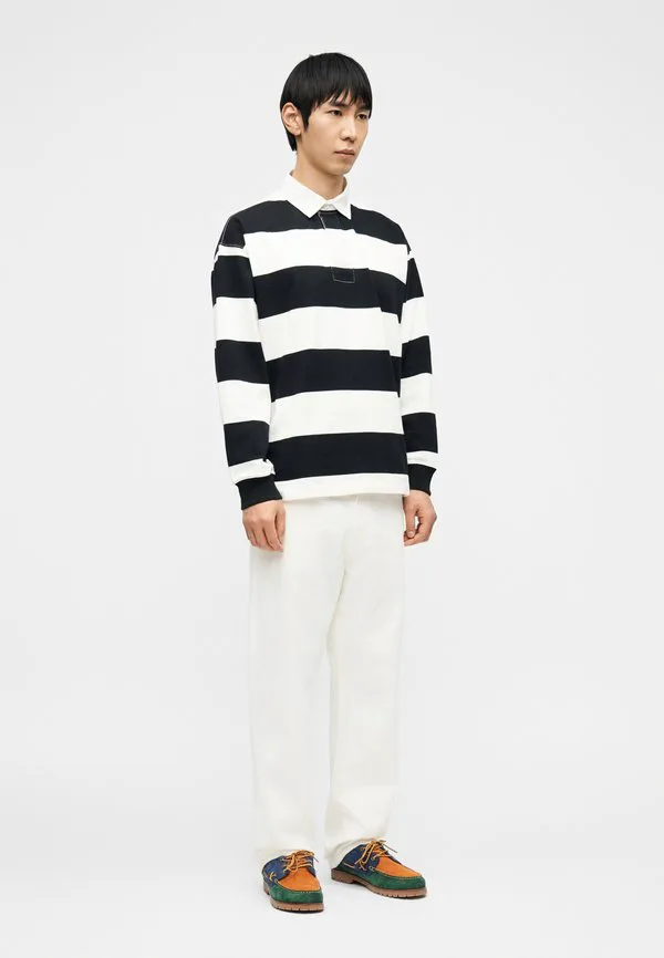 Рубашка-Поло для регби с длинным рукавом Polo Ralph Lauren, Trophy Cream/Black — фото 4