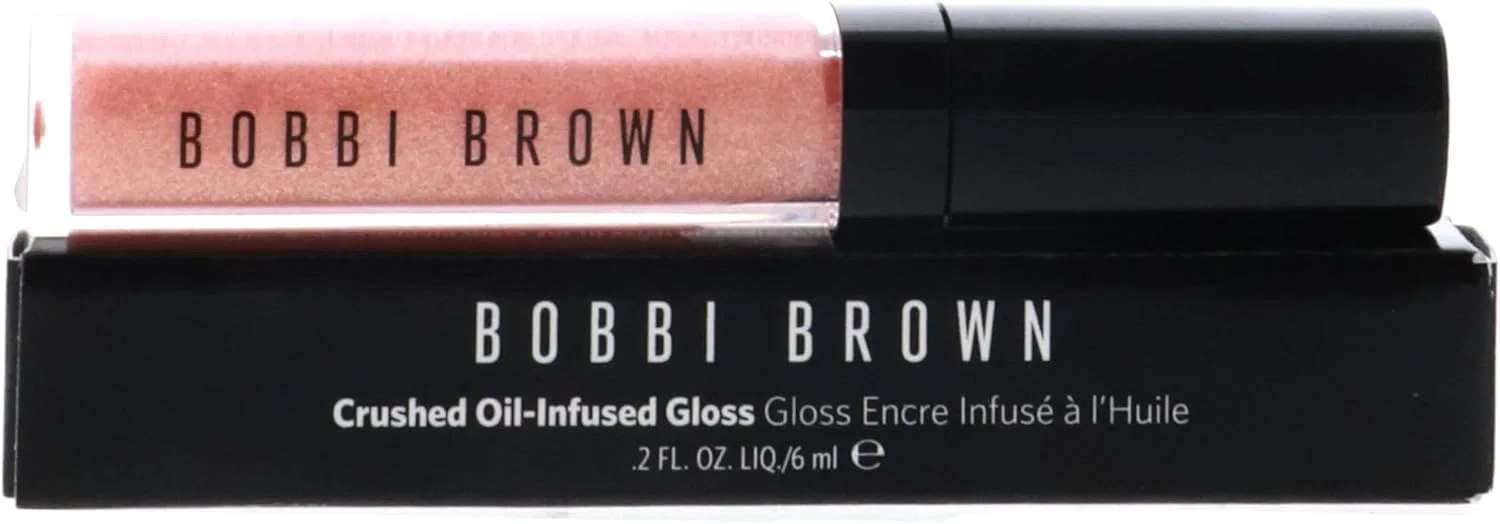 Блеск для губ Bobbi Brown Crush Oil Infused Gloss Shi ммer Bear Sparkle, 6 мл, розовый — фото 4