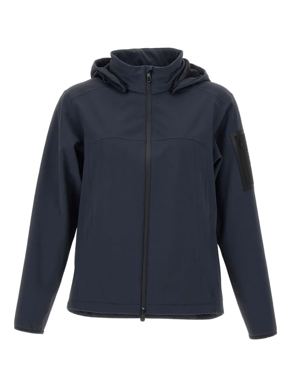 

Куртка на молнии со съемным капюшоном Boss, синий