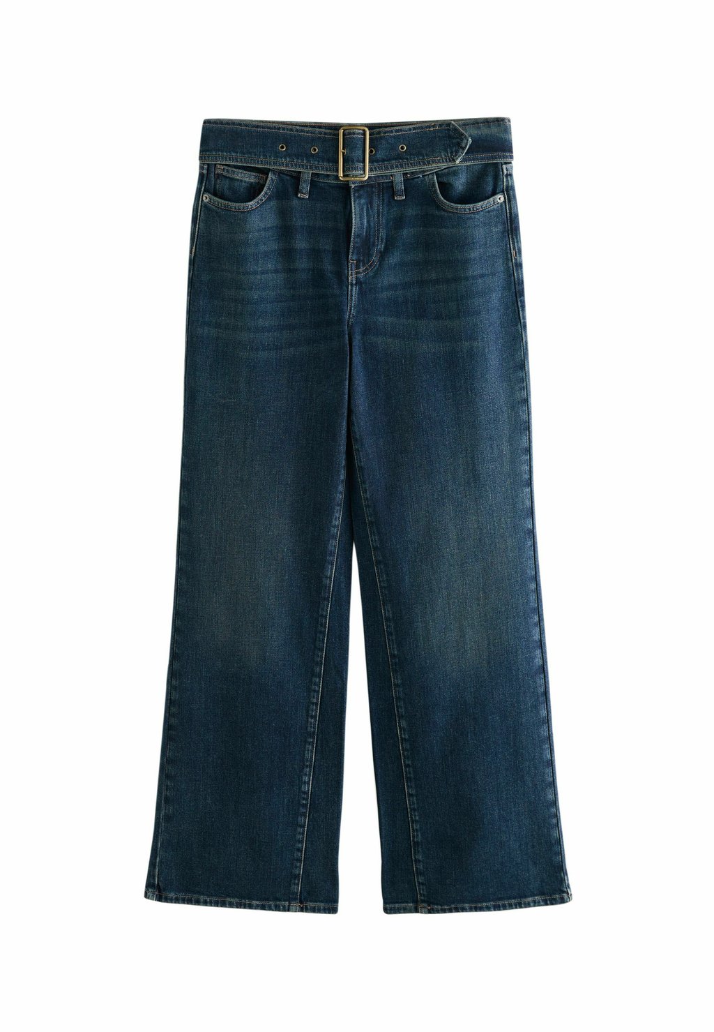 

Расклешенные джинсы WIDE BELTED Next, синий