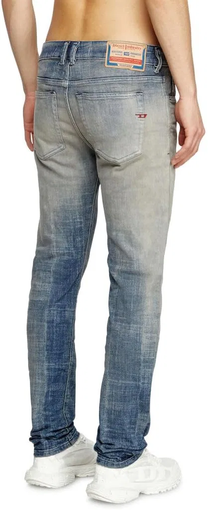 Джинсы скинни Diesel Washed Medium Blue — фото 2