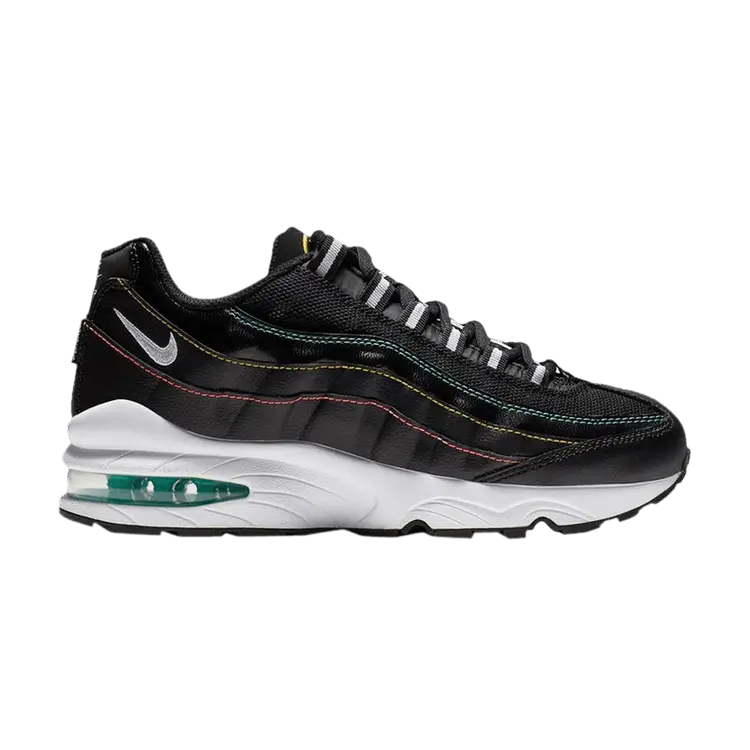 

Кроссовки Nike Air Max 95 GS 'Black Kinetic Green', черный