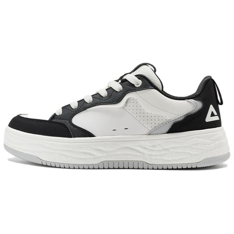 

PEAK Нескользящие износостойкие низкие кроссовки для скейтбординга мужские, черно-белые