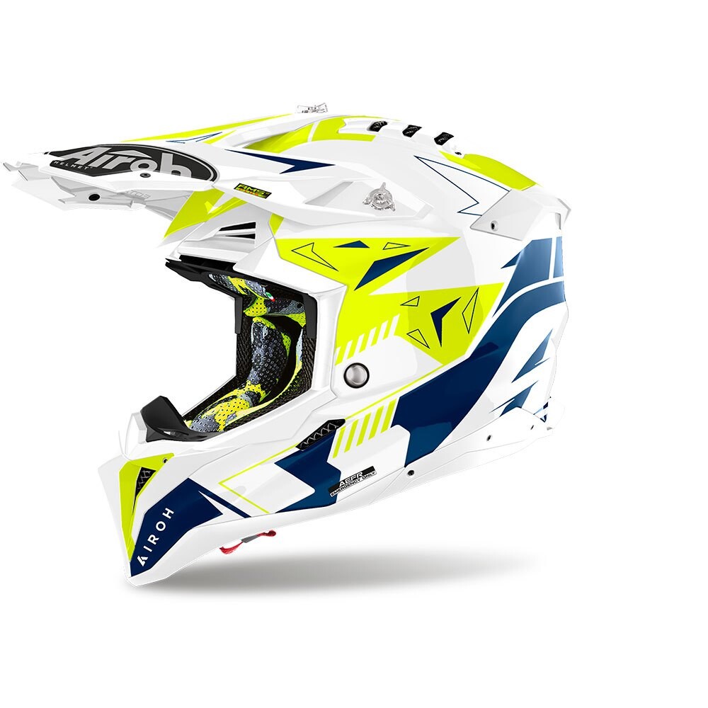 

Шлем для мотокросса Airoh AV3SP18 Aviator 3 Spin, разноцветный