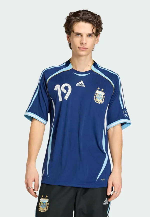 Выездная футболка сборной аргентины 2006 года, форма месси. Adidas Performance, Dark Blue