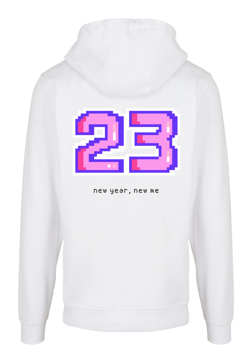 

Пуловер F4NT4STIC Basic Hoodie SIlvester Party Happy People Only, белый