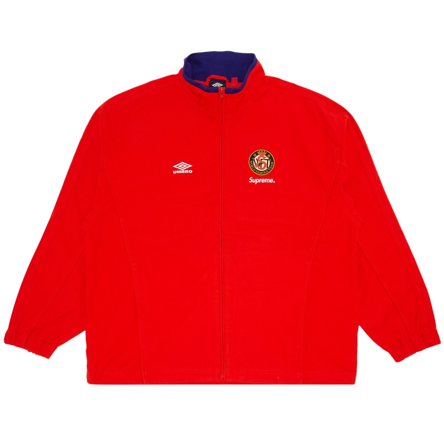 

Спортивная куртка Supreme x Umbro из хлопка Ripstop, цвет Красный