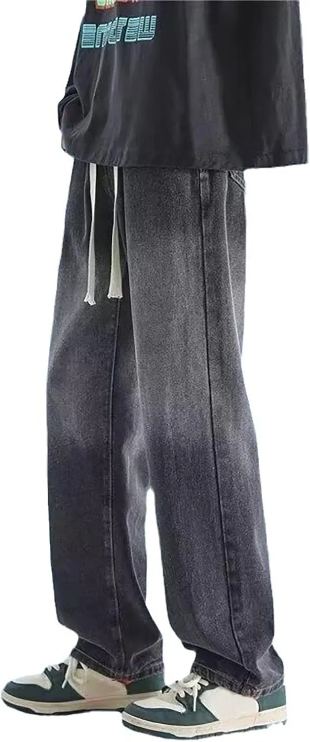 Джинсы прямые мешковатые, Gradient, Grey