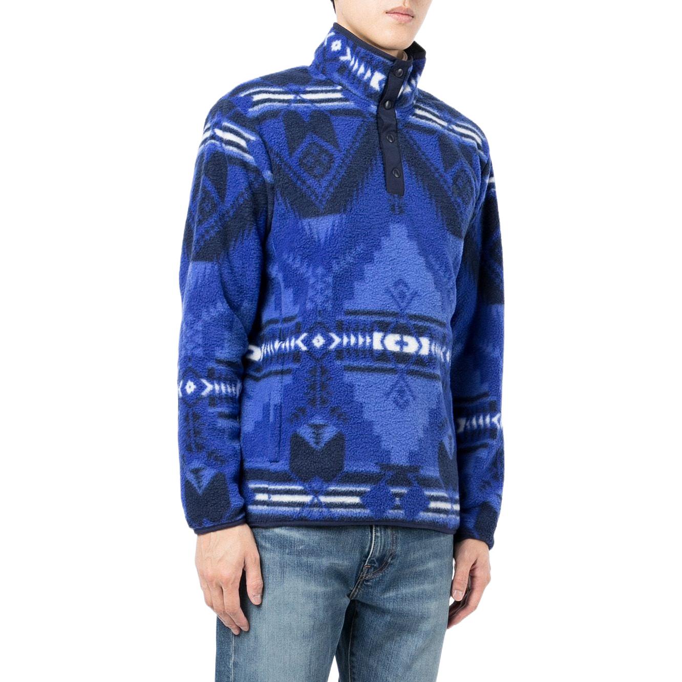 Polo Ralph Lauren Мужская толстовка синего цвета — фото 4