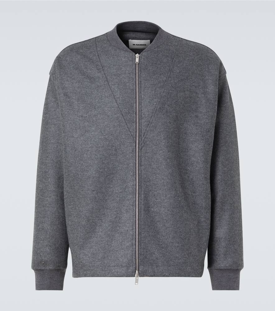 

Вязаный худи на молнии Jil Sander, Ash Grey