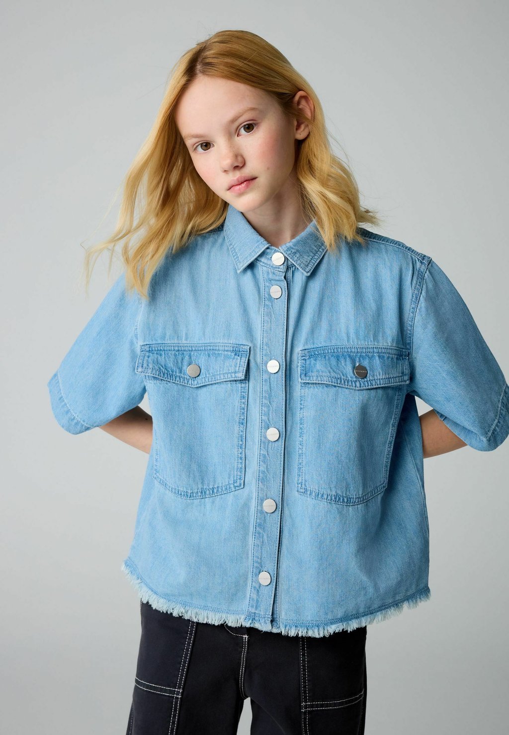 

Рубашка TOVE SHORT SLEEVE smALLSAINTS, синий