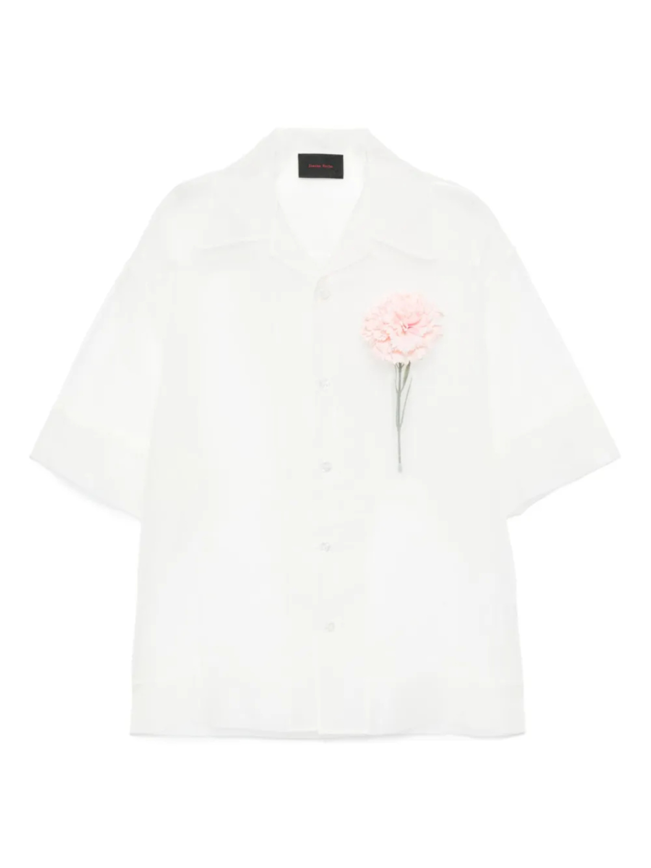 

Simone Rocha рубашка Carnation, белый