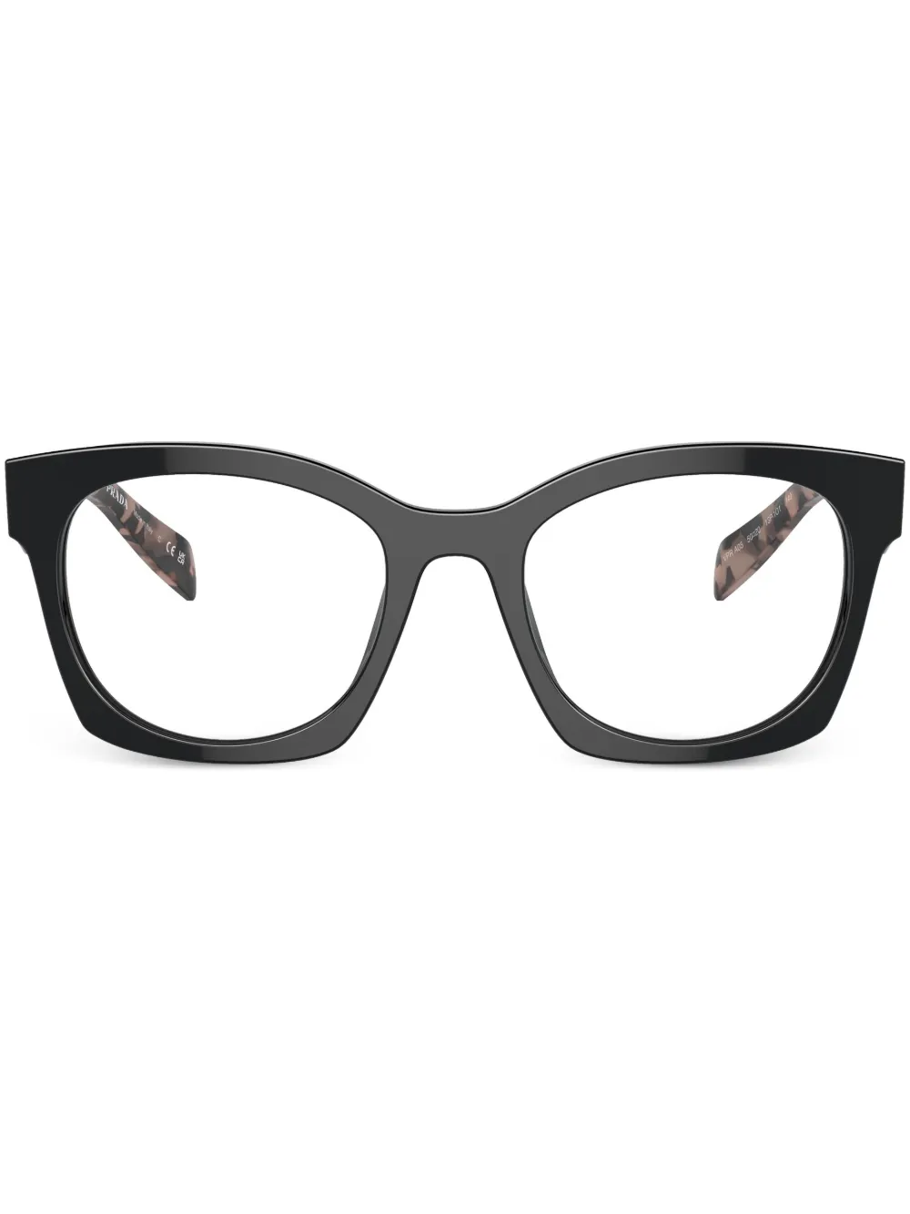 

Солнцезащитные очки в D-образной оправе с логотипом Prada Eyewear, черный