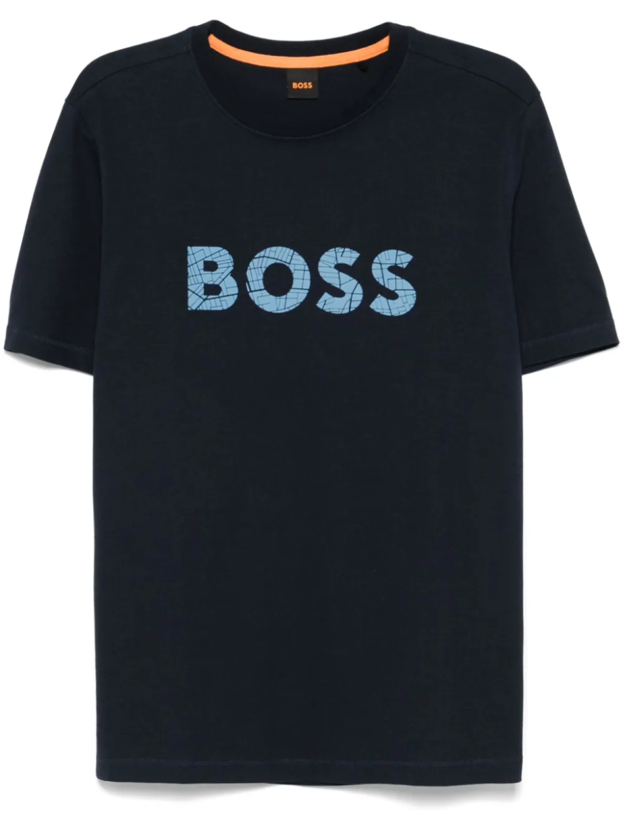 

Футболка с логотипом BOSS, синий