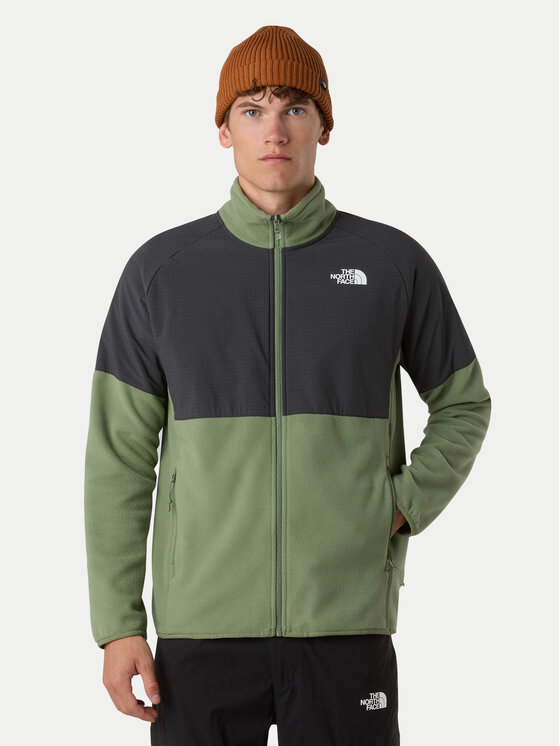 

Флисовая куртка regular fit Glacier NF0A89JG The North Face, зеленый