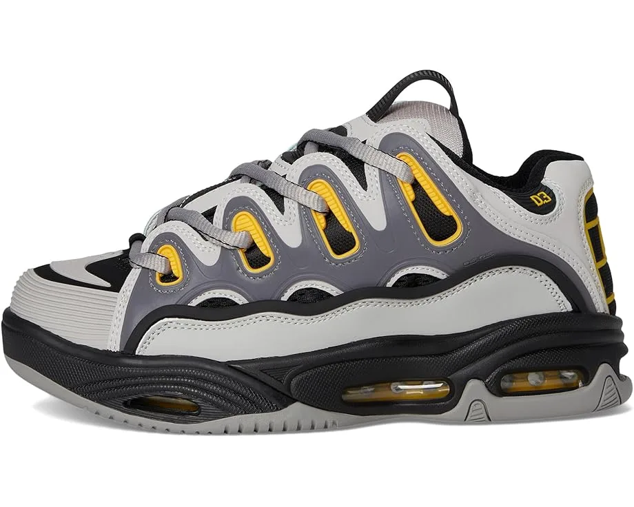 Кроссовки Osiris D3 2001, Grey/Black/YellowSee Less — фото 4