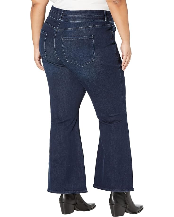 

Джинсы Nydj Plus Size High-Rise Ava Flare Panel Waistband in Underground, цвет Underground
