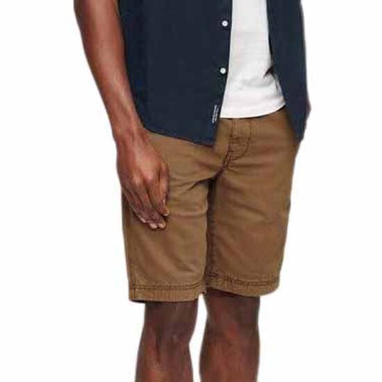 

Шорты Superdry Vintage Officer Chino, коричневый